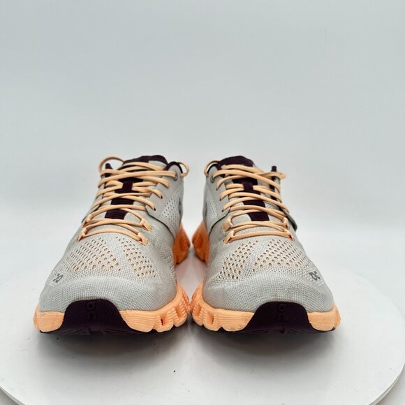 On Cloud X Swiss Engineering Women Size 8 40.99699 Silver Almond Peach Shoes - Picture 2 of 11
